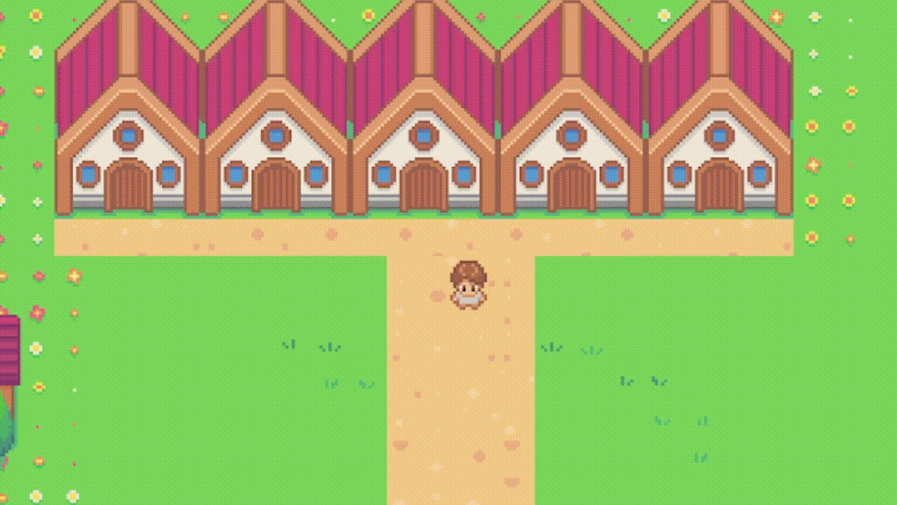 gif que muestra al jugador moviendose en varias direcciones por el mapa con las teclas a w s d